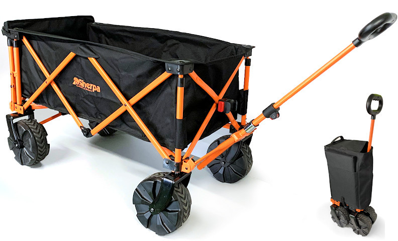 Sherpa Folding Cart with Tailgate End