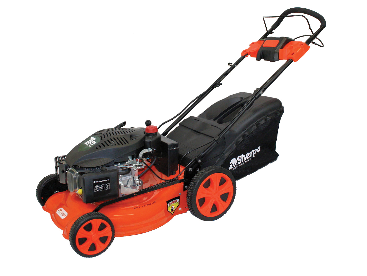 Sherpa 4-in-1 ST-R50ES T675 200cc Petrol Electric Start Lawnmower | eBay